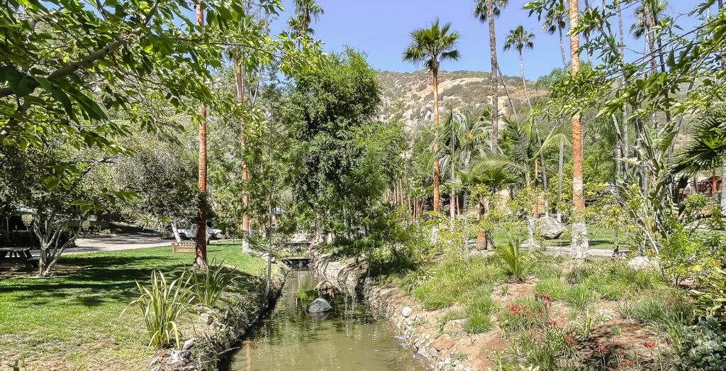 Creek running right through the center of Bandy Canyon Ranch